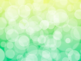 Decorative festive green background with bokeh. Soft focus.