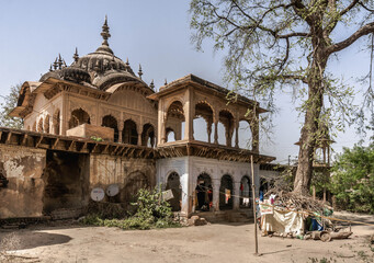 Govardhana City in Uttar Pradesh, India
