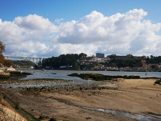 Douro river mouth panoramic view