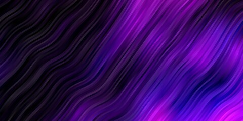 Fototapeta premium Dark Pink vector template with curves.