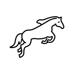 Fototapeta na wymiar white horse icon