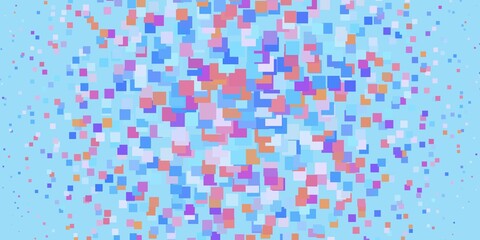 Light Multicolor vector template in rectangles.