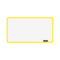 white board flat icon illustration