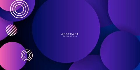 Abstract 3d rendering of a modern geometric circles background. Simple design for poster, cover, branding, banner, placard. 