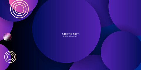 Abstract 3d rendering of a modern geometric circles background. Simple design for poster, cover, branding, banner, placard. 
