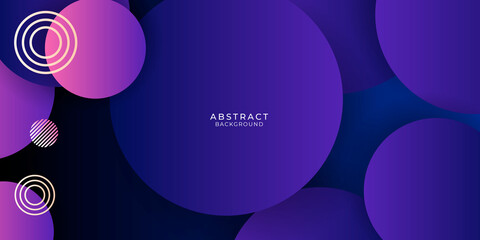 Abstract 3d rendering of a modern geometric circles background. Simple design for poster, cover, branding, banner, placard. 