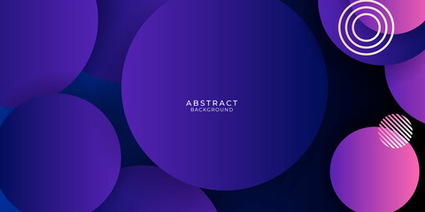 Abstract 3d rendering of a modern geometric circles background. Simple design for poster, cover, branding, banner, placard. 