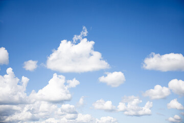 Background of Cloudy Blue Sky