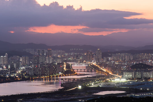view of the city