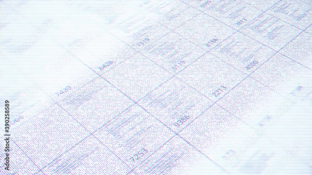 Aufkleber data flowing on the screen of a computer or laptop, it, software development and hacking concept. an