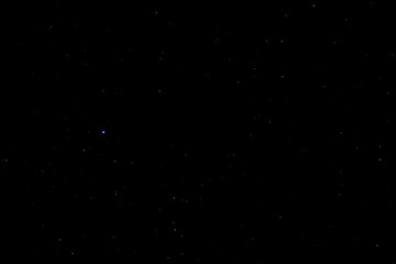 Beautiful night sky with faint shining lights