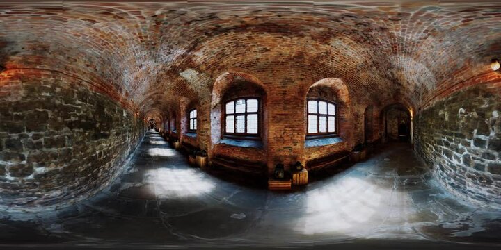 vr 360 inside the Charterhouse norfolk cloister