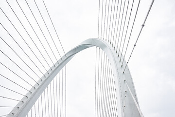 Bridge cables of Baisha Bridge in Liuzhou, Guangxi