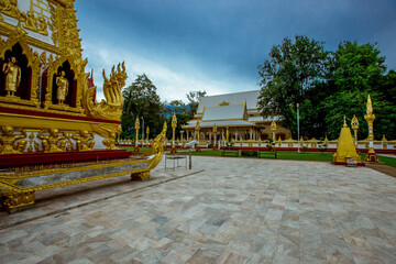Landmark Wat Phra That Nong Bua is a Dhammyuttika temple, one of important temples in Ubon...