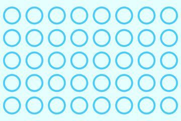 Seamless blue pattern abstract background with circles