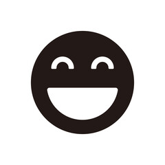 smiling emoji icon with open mouth