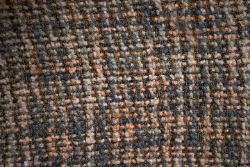 close up of knitted fabric texture with vibrant and colorful pattern