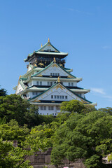 Naklejka premium 大阪城天守閣