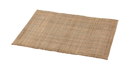 A woven luncheon mat on a white background - Powered by Adobe