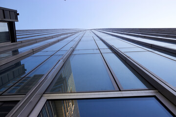 office building with sky