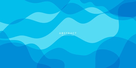 Blue wave abstract presentation background. 