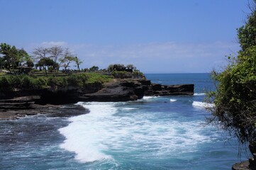 Obraz premium cliff on beach