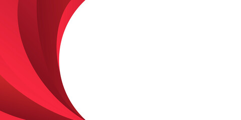 Red abstract wavy presentation background. Vector illustration design for business presentation, banner, cover, web, flyer, card, poster, game, texture, slide, magazine, and powerpoint. 