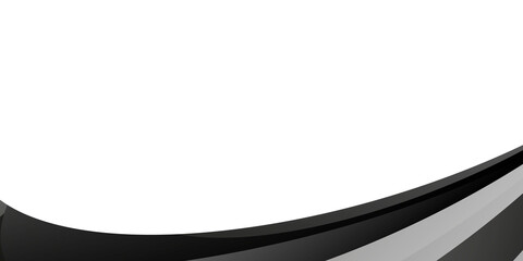 Fototapeta premium Black wavy abstract presentation background. Vector illustration design for business presentation, banner, cover, web, flyer, card, poster, game, texture, slide, magazine, and powerpoint. 