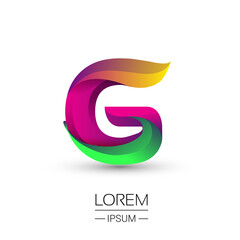 G letter colorful logo, Vector design template elements for your Logo And company identity.