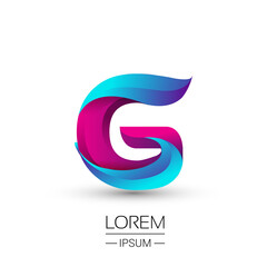G letter colorful logo, Vector design template elements for your Logo And company identity.
