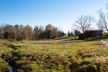 barn in the field