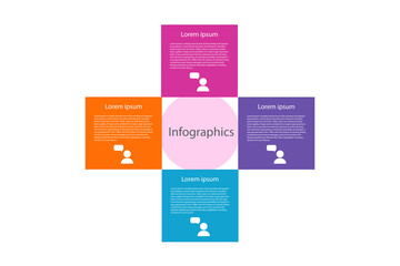 Obraz premium Modern info graphics vector design illustration