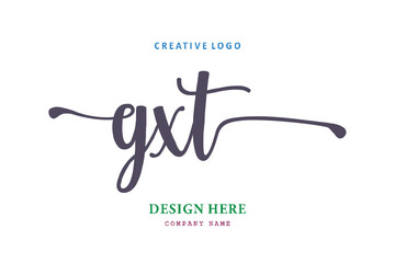 GXT lettering logo is simple, easy to understand and authoritative