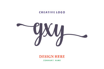 GXY lettering logo is simple, easy to understand and authoritative
