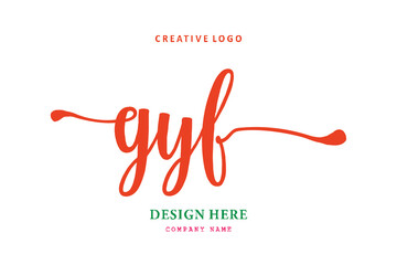 GYF lettering logo is simple, easy to understand and authoritative