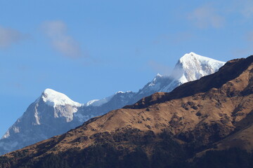 mount everest from Uttarakhand india
