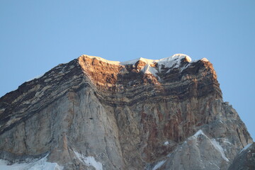rock in the mountains