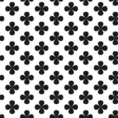 Seamless vector black and white pattern. Geometric background for fabric, textile, wrapping etc.