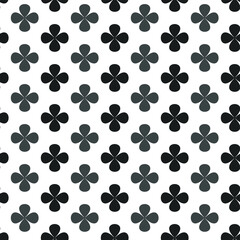 Seamless vector black and white pattern. Geometric background for fabric, textile, wrapping etc.