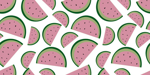 Seamless background with fruits. Vector illustration. Suitable for fabric, wallpaper, kitchen design