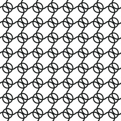 Seamless vector black and white pattern. Geometric background for fabric, textile, wrapping etc.