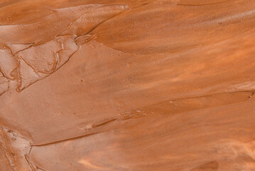 Chocolate cream background. Space for text or design.