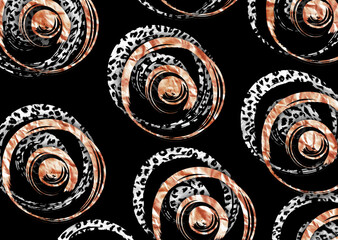 abstract leopard skin 