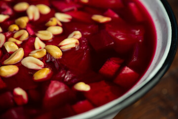 Ensalada de nochebuena navidad recetas tradicional latino mexico betabel navideña celebración