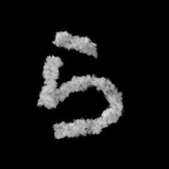 雲形のフォント