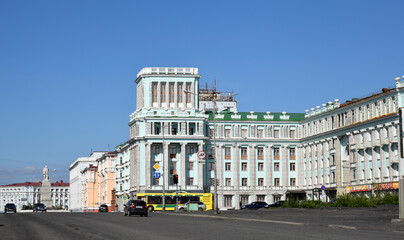 Fototapeta na wymiar Norilsk city view 2