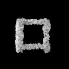 雲形のフォント