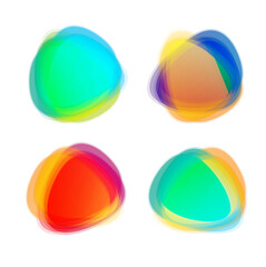 Modern round or circles abstract banners overlay. Graphic banners concept vector design EPS10.