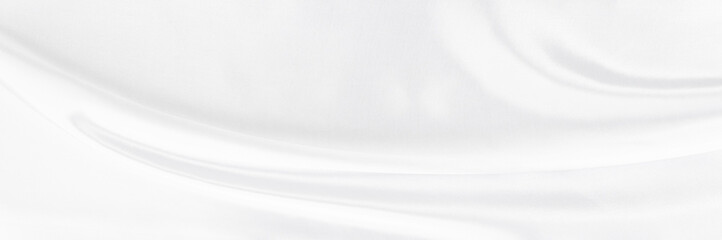 Obraz premium White gray satin texture that is white silver fabric silk background with beautiful soft blur pattern natural.