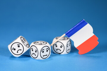 humeur negatif triste contestation manifestation mecontent France francais
